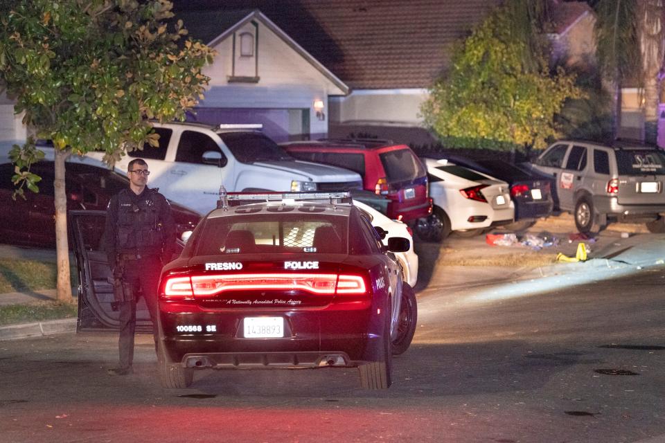 Fresno Police investigate a shooting Nov 18, 2019.