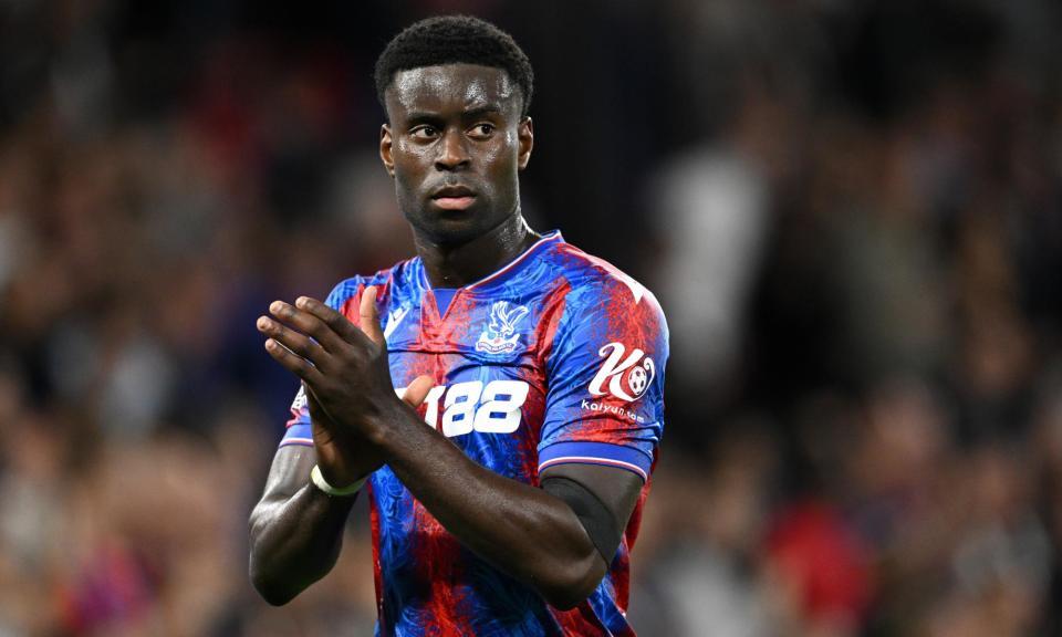 <span>Crystal Palace are holding out for ‘superstar money’ for their defender Marc Guéhi.</span><span>Photograph: Justin Setterfield/Getty Images</span>