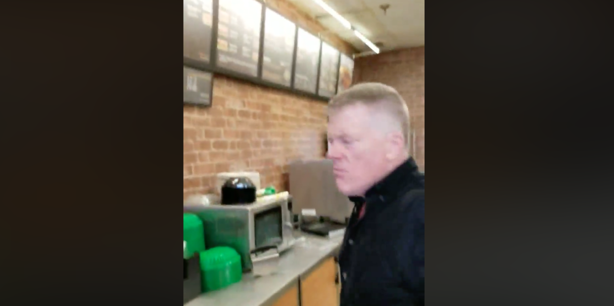 Tina Richardson claims this Subway franchise owner hit her cell phone and her head during an incident after she complained about an incorrect order. (Photo: Facebook)