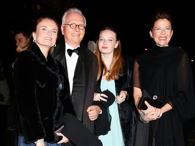 Pierre Suu/GC Images Isabel Beatty (2nd from R), Annette Bening (R) and guests attend the 2014 Debutantes Ball at Theatre National de Chaillot on November 29, 2014 in Paris, France