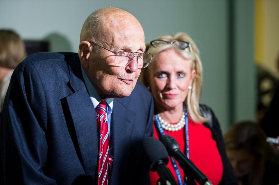 Rep. John Dingell and Rep.-elect Debbie Dingell