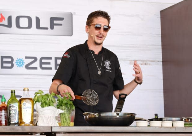 Hunter Fieri during the South Beach Wine and Food Festival Grand Tasting in Feb. 2023.<p>Photo by Alexander Tamargo/Getty Images</p>