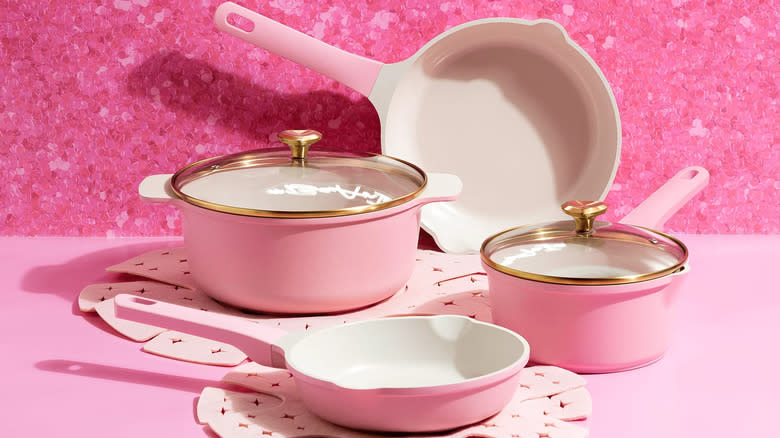 Paris Hilton pink kitchenware set