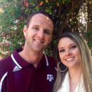 <p>This undated photo provided by Josh Rowan shows Matt Rowan and his wife Sunday Rowan. (Josh Rowan via AP)</p>