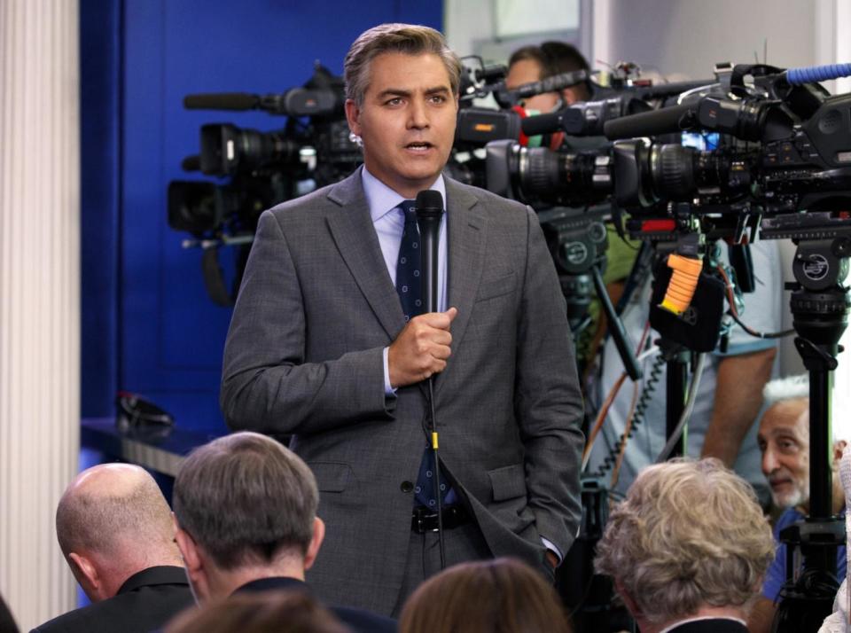 Jim Acosta's White House press pass has now been restored (AP)