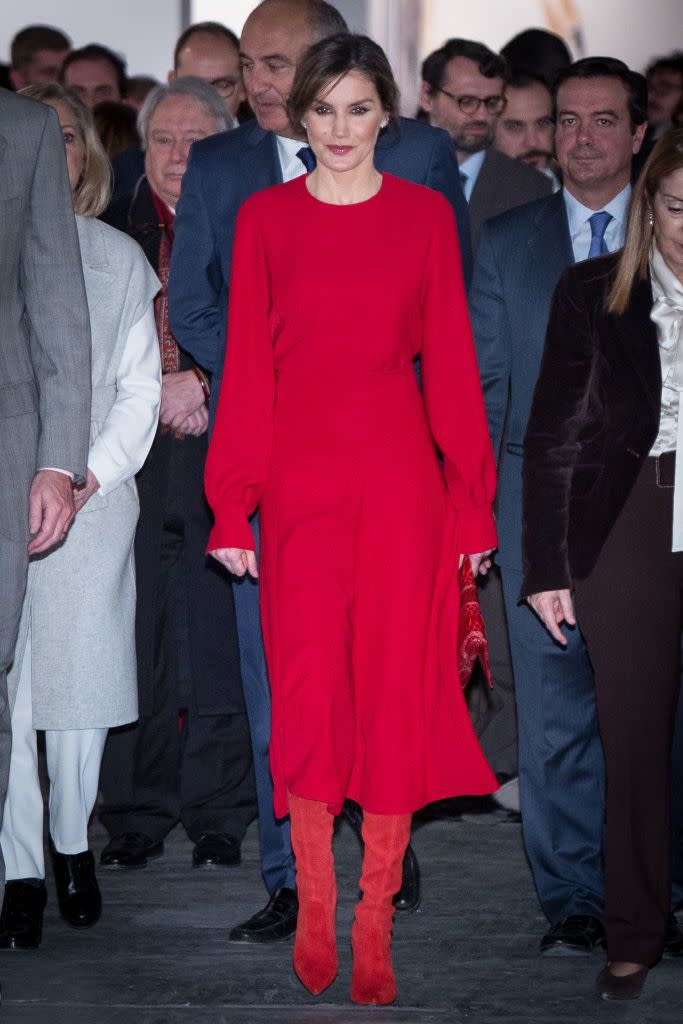 Spanish Royals Attend The Opening of ARCO Fair 2018