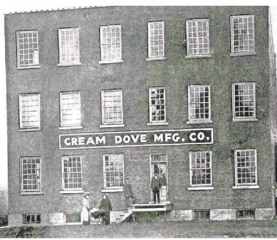 The former Cream Dove Manufacturing plant on Alice Street became home to Binghamton Knitting Company.