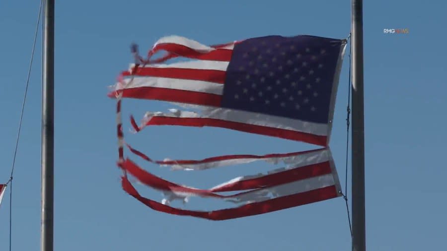 Santa Ana wind flag