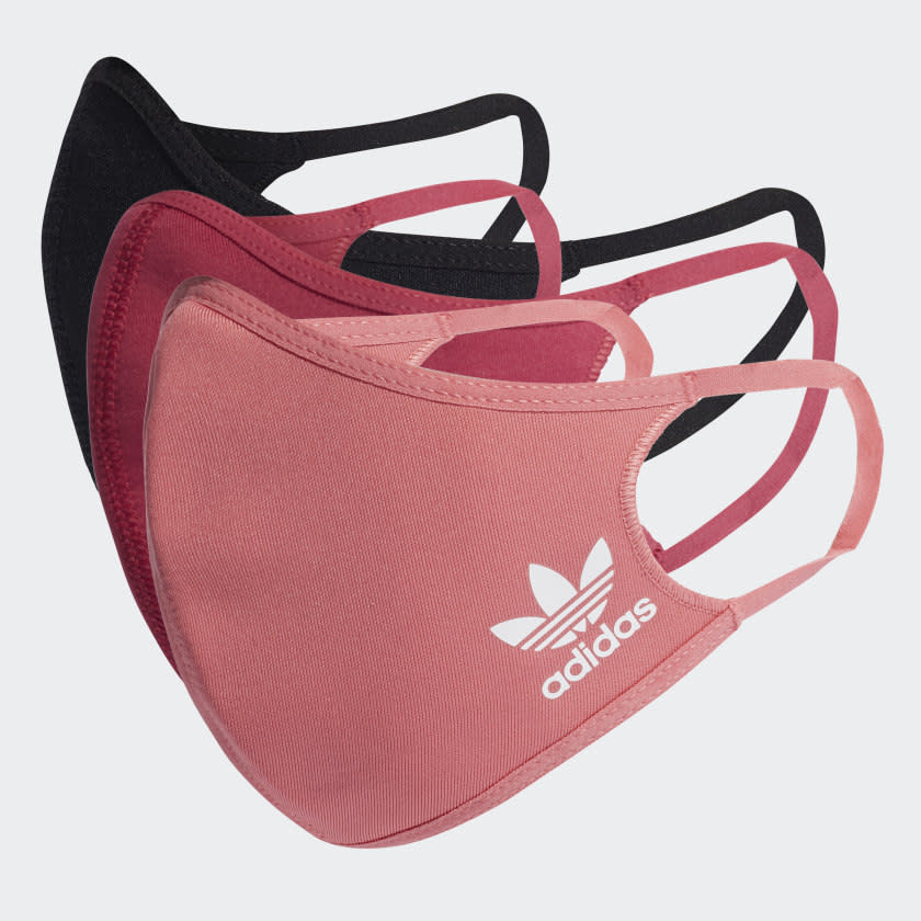 Face Covers 3-pack M/L. Image via Adidas.