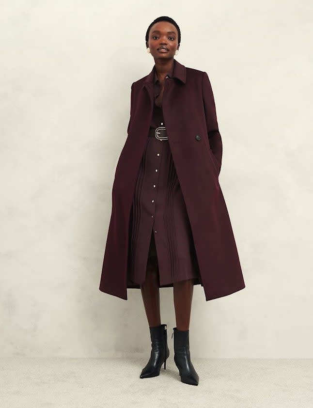 Burgundy is one of the biggest colours of the season