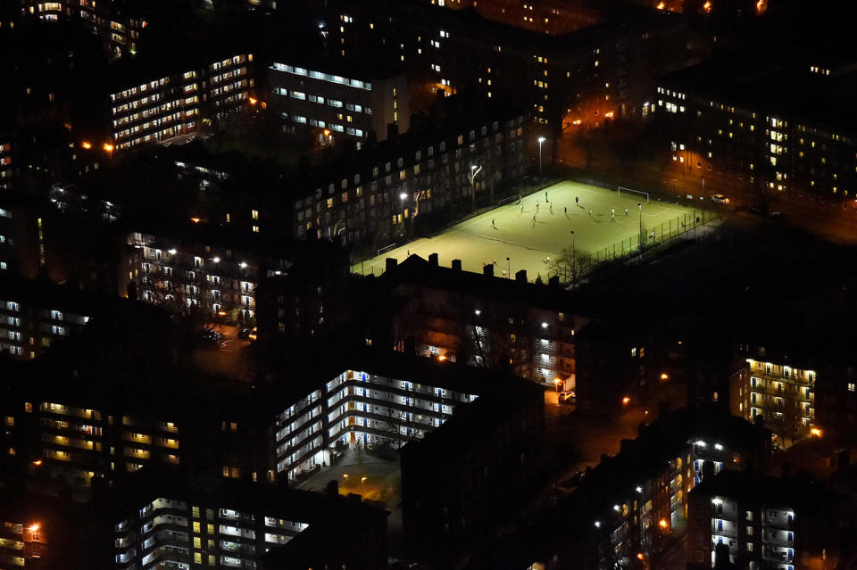 Nigh game in central London