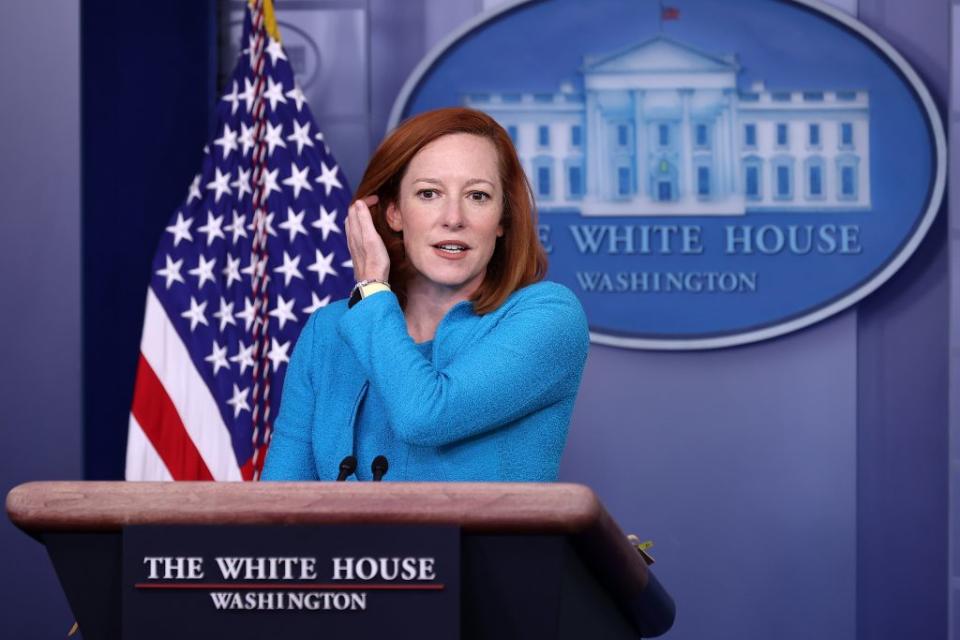 White House Press Secretary Jen Psaki Holds Daily Briefing