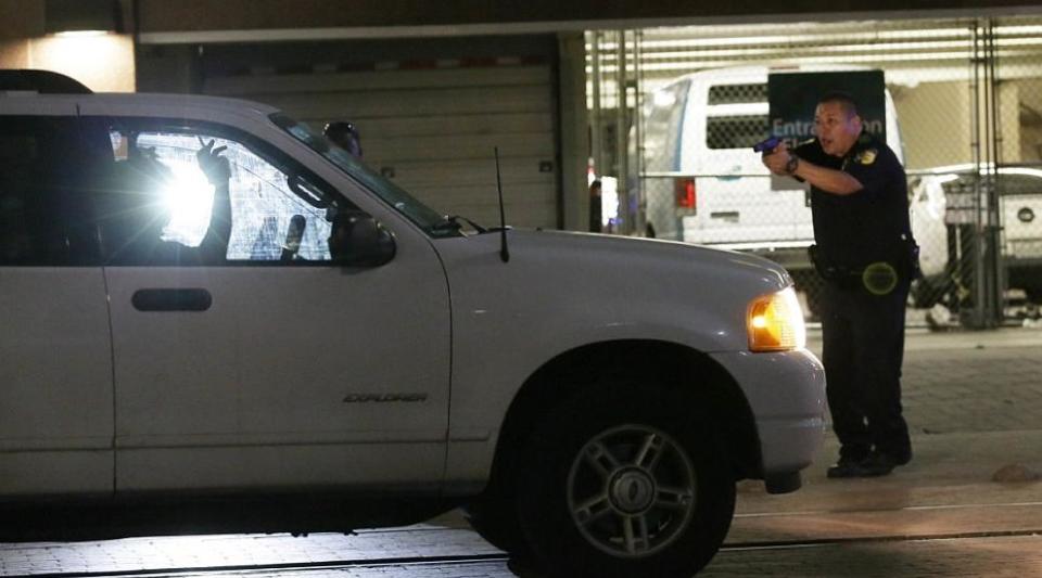 DALLAS SHOOTINGS: Pictures show chaos unfold after five police officers killed in protests