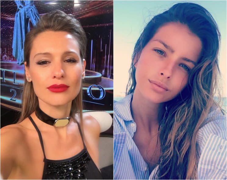 La China vs Pampita. – Fotos: Instagram/pampitaoficial / Instagram/sangrejaponesa