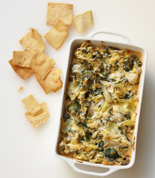 Three-Cheese Artichoke Dip