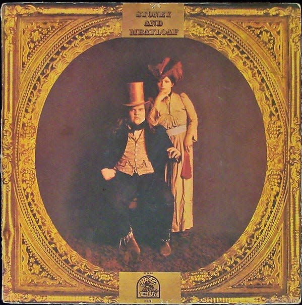 Cover of the 1971 album "Stoney and Meatloaf," featuring singers Shaun Murphy and Meat Loaf and released by Motown's Rare Earth Records.