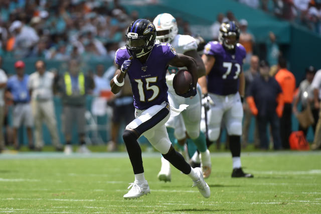 Marquise Brown complains about targets after Ravens loss