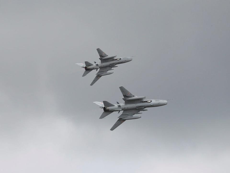 Poland Sukhoi Su-22 fighter jet