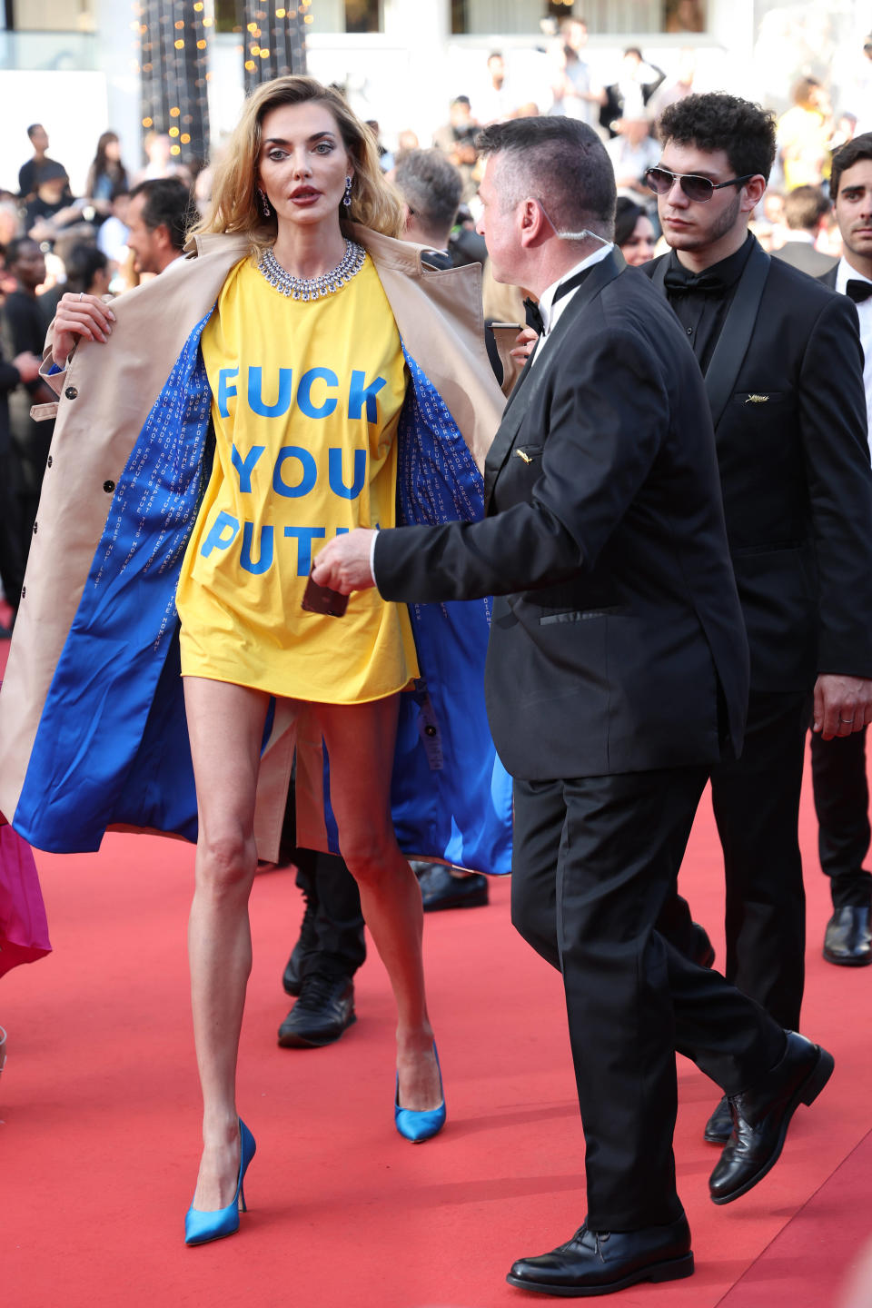 Alina Baikova, vendredi 26 mai, à Cannes.