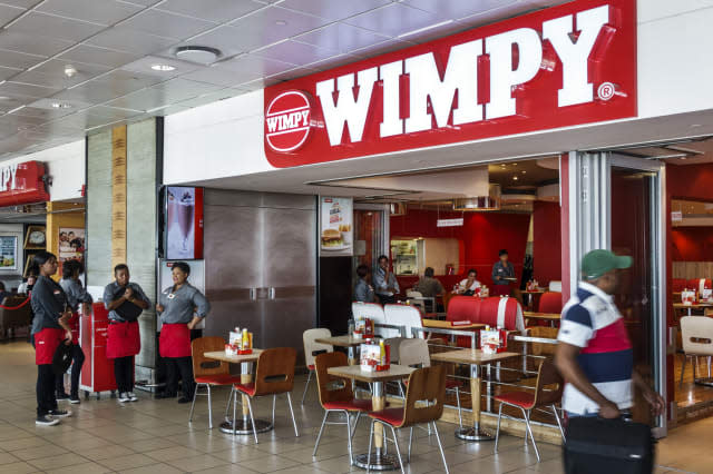 O. R. Tambo International Airport, Wimpy restaurant fast food