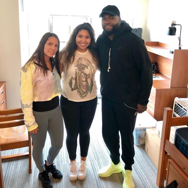 David Ortiz shares first photo of him since he was shot as helps move his  daughter into college