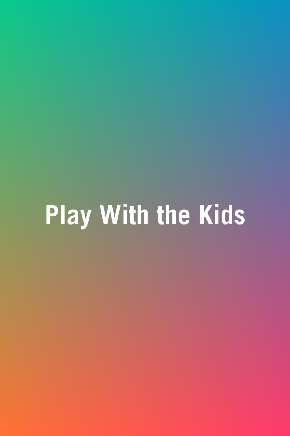 <p>It's understandable that sometimes you're so tired when you get home from work that you just pass out on the couch — but your kids need and crave time with you. Take some time to play with them. It doesn't have to be anything fancy, just do something entertaining together and they'll always remember you as the fun dad, not the asleep dad.</p>