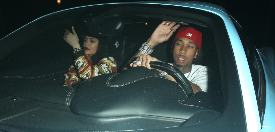 Kylie Jenner and Tyga leave 1Oak tpgether in West Hollywood, CA. <P> Pictured: Kylie Jenner and Tyga <B>Ref: SPL1309134 260616 </B><BR /> Picture by: Photographer Group / Splash News<BR /> </P><P> <B>Splash News and Pictures</B><BR /> Los Angeles: 310-821-2666<BR /> New York: 212-619-2666<BR /> London: 870-934-2666<BR /> photodesk@splashnews.com<BR /> </P>