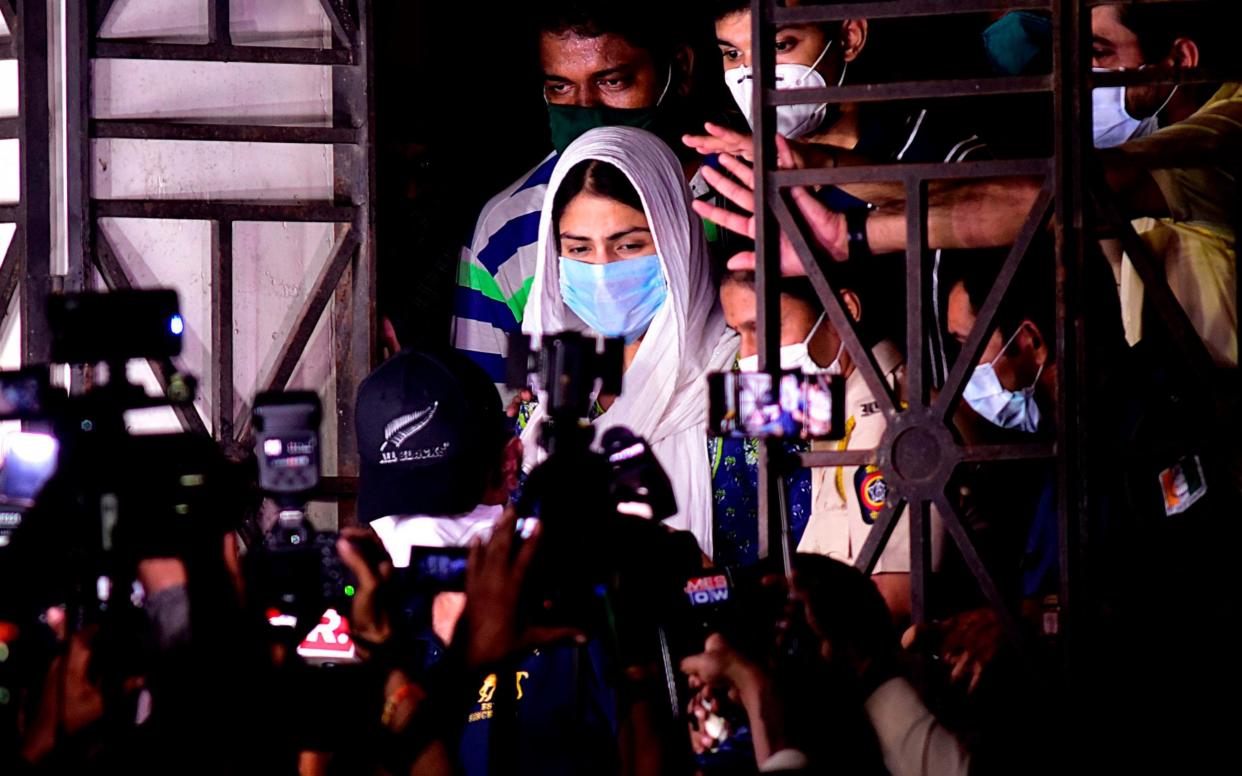 The court in Mumbai did not set a date for Ms Chakraborty's trial - Sujit Jaiswal/AFP