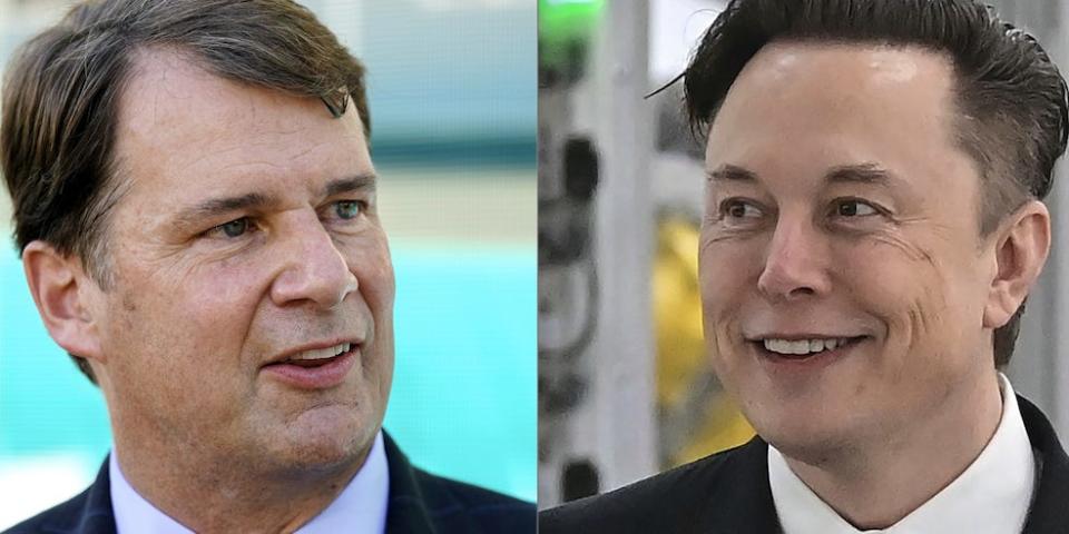 Jim Farley and Elon Musk