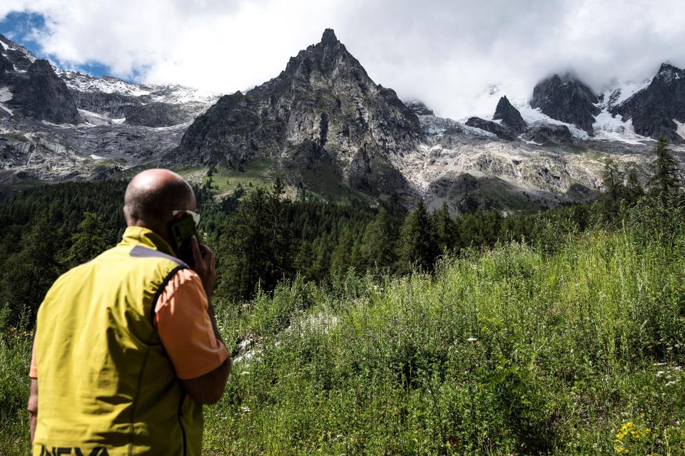 El glaciar de Los Alpes que agoniza por el cambio climático