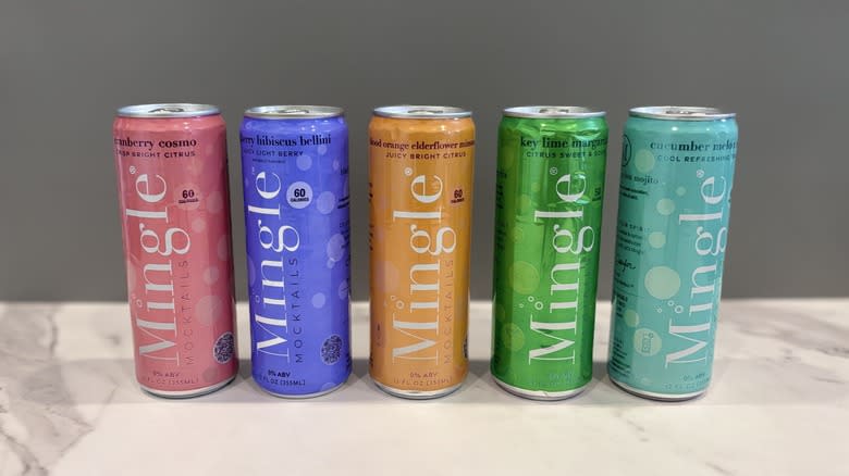 Mingle canned drinks