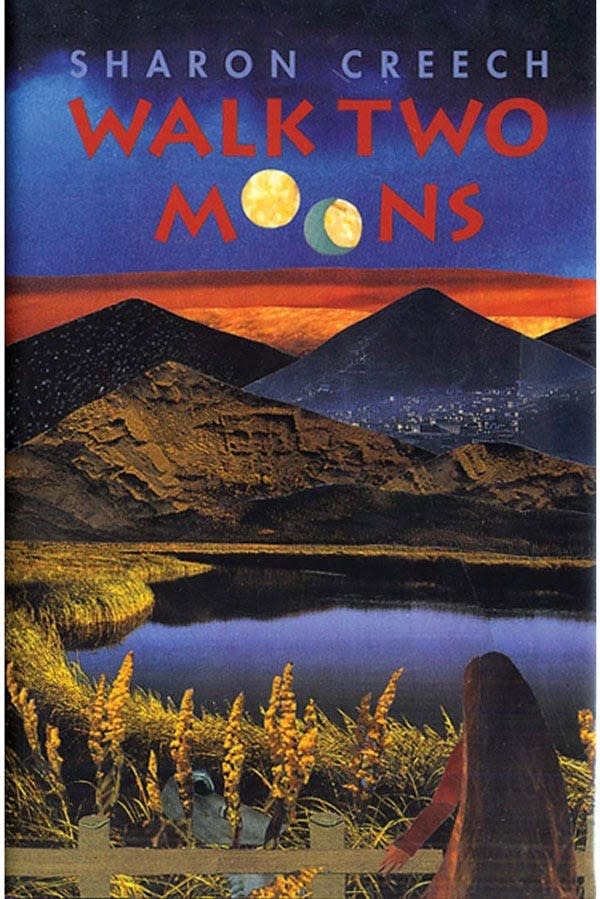 The cover of "Walk Two Moons" by Sharon Creech.