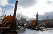 A view shows an oil treatment plant in the Yarakta Oil Field, owned by Irkutsk Oil Company (INK), in Irkutsk Region, Russia March 10, 2019. REUTERS/Vasily Fedosenko