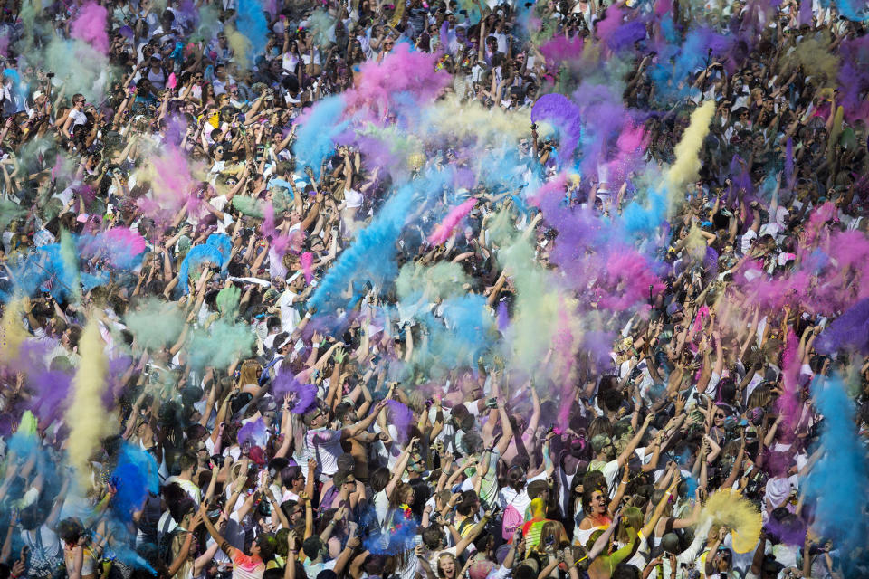 The Holi Festival of Colors at Wembley