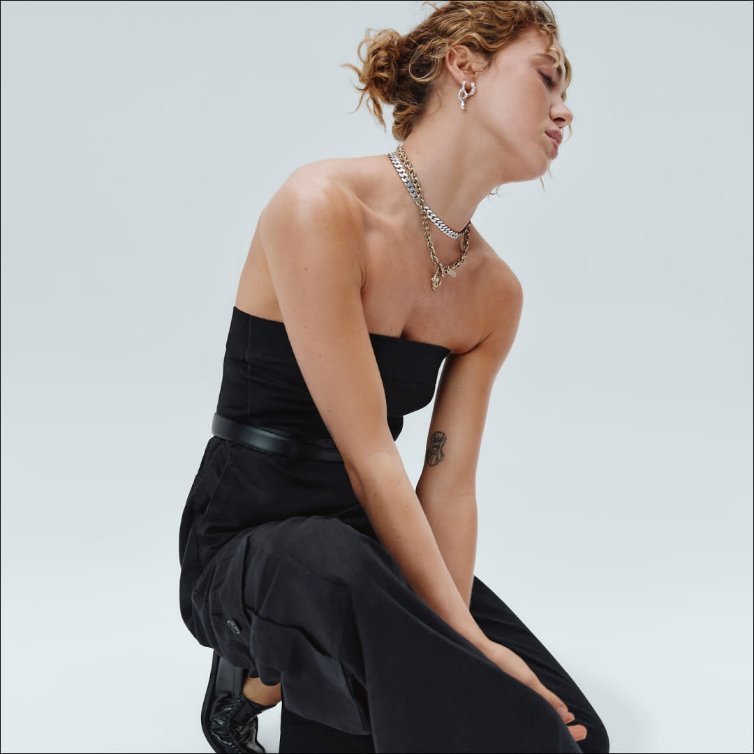  Editorial image of Gap linen-cotton cargo jumpsuit . 