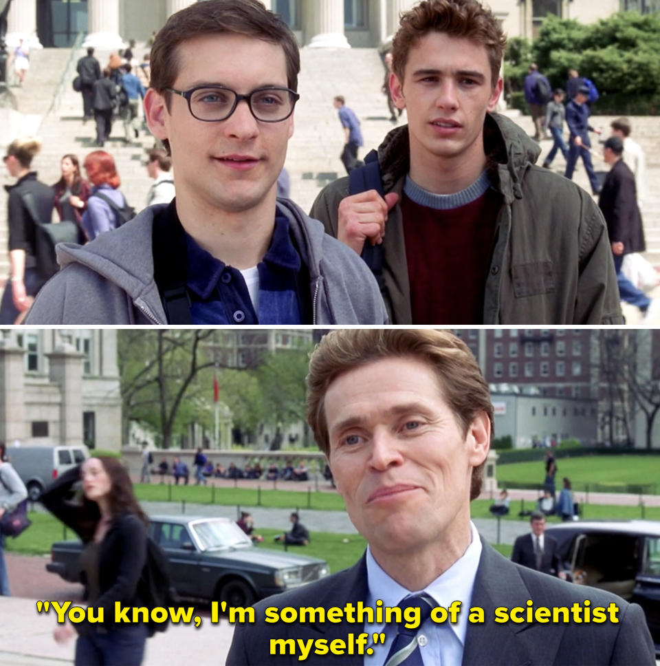 Norman saying, "You know, I'm something of a scientist myself"