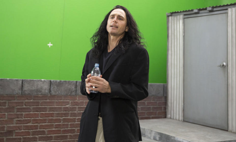 <p>James Franco retells the story behind the making of the “‘Citizen Kane’ of bad movies” – cult favourite ‘The Room’. Gut-bustingly funny and surprisingly moving, ‘The Disaster Artist’ has many parallels with Tim Burton’s ‘Ed Wood’ in that it invites us to laugh with Tommy Wiseau, as well as it him when he behaves monstrously. (Warner Bros.) </p>