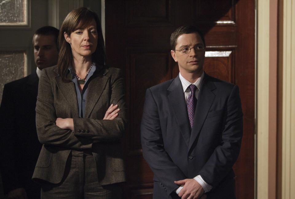 Allison Janney and Joshua Malina in ‘The West Wing’ (NBCUniversal)