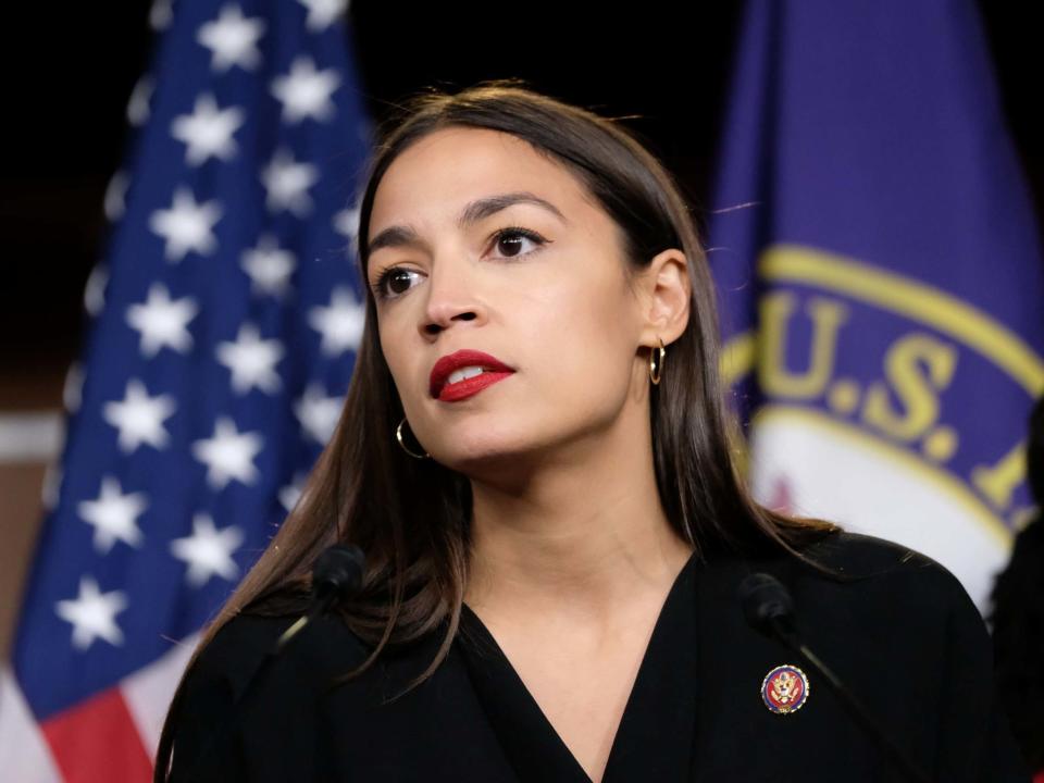 A Louisiana police officer has been sacked for suggesting Democrat congresswoman Alexandria Ocasio-Cortez should be shot.Charlie Rispoli, a 14-year veteran of the police department in the city of Gretna, described Ms Ocasio-Cortez as a “vile idiot” in a Facebook post on Friday.Referring to her past work as a bartender, he added that the high-profile New York congresswoman “needs a round – and I don’t mean the kind she used to serve”.Fellow officer Angelo Varisco was also fired for “liking” the post, which included a fake story making it appear that Ms Ocasio-Cortez said “we pay soldiers too much”.The terminations were announced by Gretna police chief Arthur Lawson at a press conference on Monday afternoon.“This incident, we feel, has been an embarrassment to our department,” he said. “These officers have certainly acted in a manner which was unprofessional, alluding to a violent act be conducted against a sitting US [congresswoman], a member of our government.“We are not going to tolerate that.” The police chief said the department had contacted Facebook to see whether any other officers were involved.Ms Ocasio-Cortez suggested that Donald Trump was to blame for the officer’s post.“This is Trump’s goal when he uses targeted language and threatens elected officials who don’t agree with his political agenda,” she tweeted on Monday.“It’s authoritarian behavior. The President is sowing violence. He’s creating an environment where people can get hurt and he claims plausible deniability.​”The post, which has been deleted, drew widespread condemnation, including from the mayor of Gretna, Wayne Rau, and the state’s Republican Party chairman, Tim Schneider.It also showed Ilhan Omar of Minnesota and Ayanna Pressley of Massachusetts brandishing guns.“Political Jihad is their game,” the post read. “If you don’t agree with their socialist ideology you’re racist.”Ms Ocasio-Cortez was one of four Democrat congresswoman who were told by Mr Trump to “go back and help fix the totally broken and crime infested places from which they came.”Additional reporting by agencies