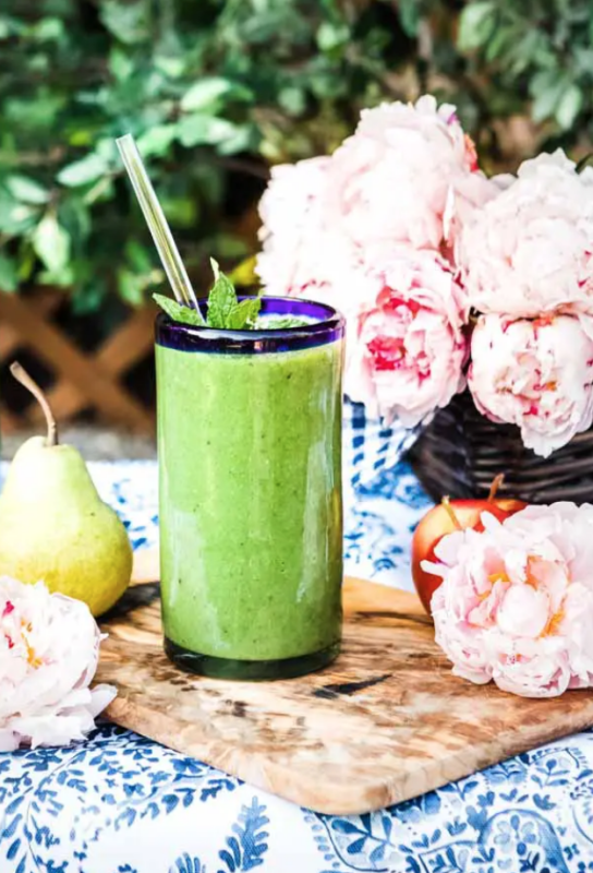 <p>This iconic glowing green smoothie nourishes your skin from the inside out. It’s packed with beneficial ingredients that will make your skin positively glow. Drink up a glass of this plant-based goodness every morning for radiant, rejuvenated skin.</p><p><strong>Get the recipe: <a href="https://simplegreensmoothies.com/recipes/glowing-green-smoothie" rel="nofollow noopener" target="_blank" data-ylk="slk:Glowing Green Smoothies;elm:context_link;itc:0;sec:content-canvas" class="link ">Glowing Green Smoothies</a></strong></p>