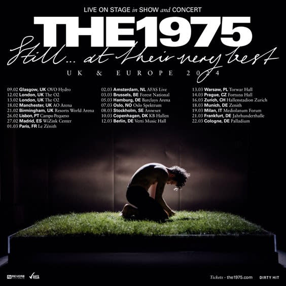 The 1975 announce UK tour in 2024 including a Manchester AO Arena date