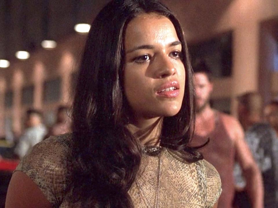 Michelle Rodriguez as Letty in "The Fast and the Furious."