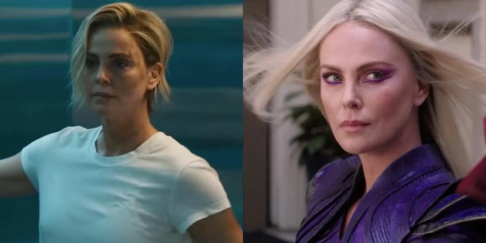 Charlize Theron in "Fast X" and 2022's "Doctor Strange" sequel.