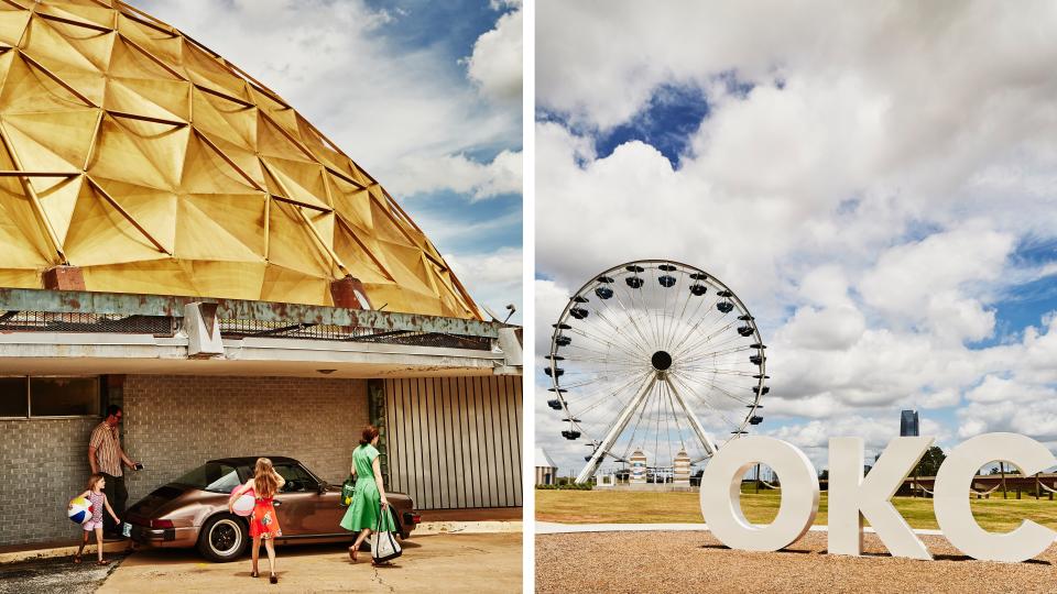 Gold Dome and Wheeler Ferris Wheel