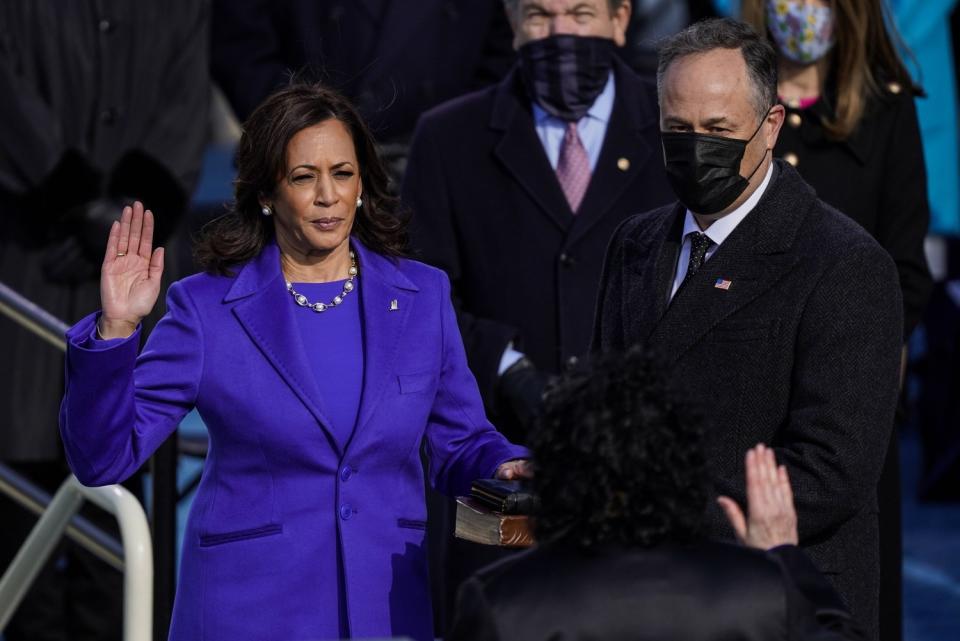 Vice President Kamala Harris is sworn in