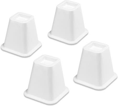 Whitmor White Bed Risers