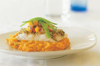 <p>For a deliciously fresh take on fish, try this <a rel="nofollow" href="http://au.lifestyle.yahoo.com/food/recipes/recipe/-/16455859/poached-king-snapper-with-coriander-lime-and-mango-salsa/" data-ylk="slk:poached king snapper recipe;elm:context_link;itc:0;sec:content-canvas" class="link ">poached king snapper recipe</a> made exclusive to us by the</p>