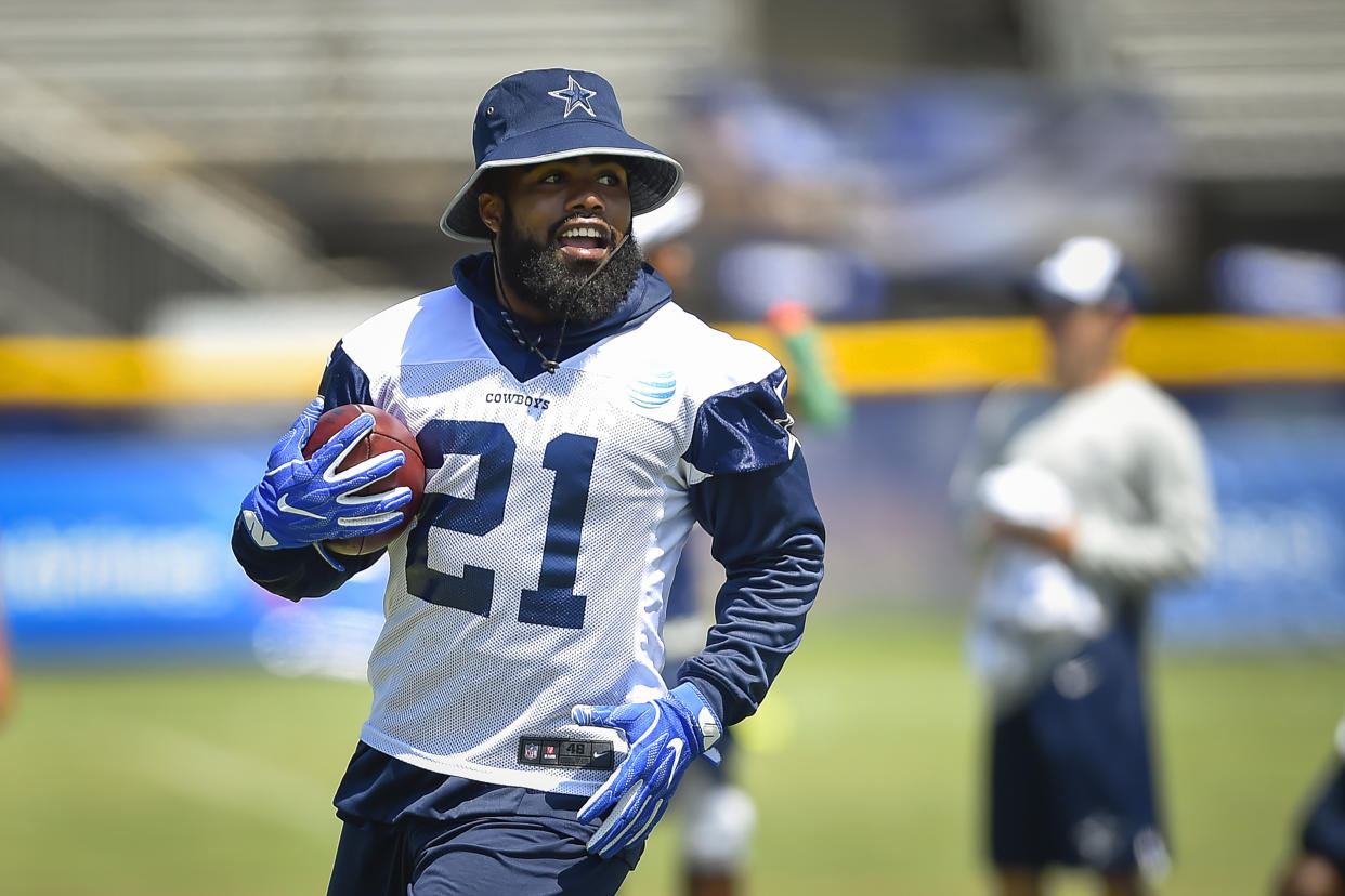 Ezekiel Elliott is one of the trickiest calls of the first round (AP Photo/Gus Ruelas)