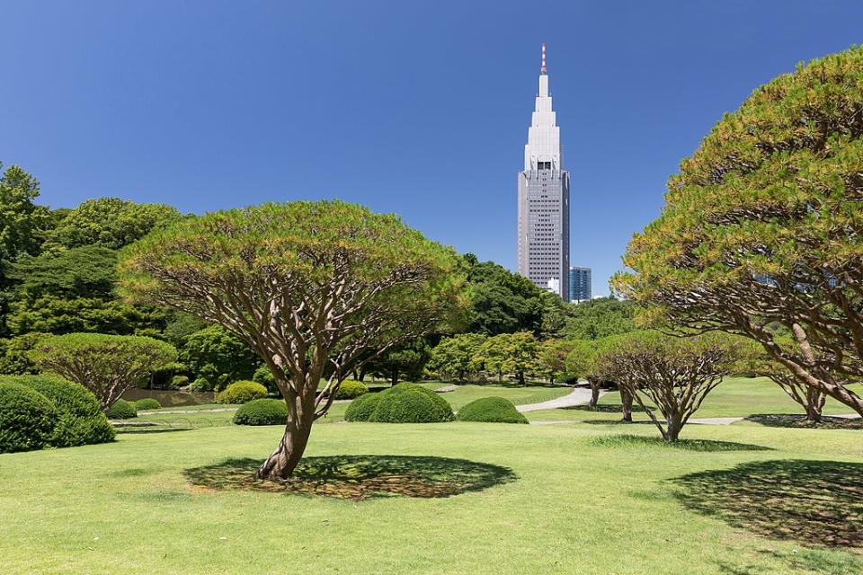 新宿御苑 (Photo by Basile Morin, License: CC BY-SA 4.0, Wikimedia Commons提供)