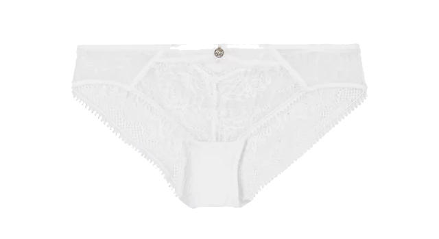 Marks and Spencer - Heart-embroidered bralette. Matching thong. What's not  to love? Bralette –  Knickers 